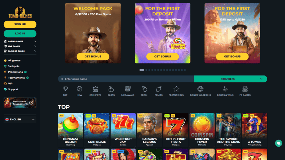TombRiches Casino
